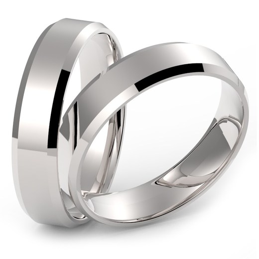 Ocelové snubní prsteny - 001